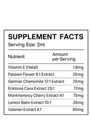 as It All A Dream Evening supplement facts by INORA, Passion Flower, German Chamomile and Valerian Extract